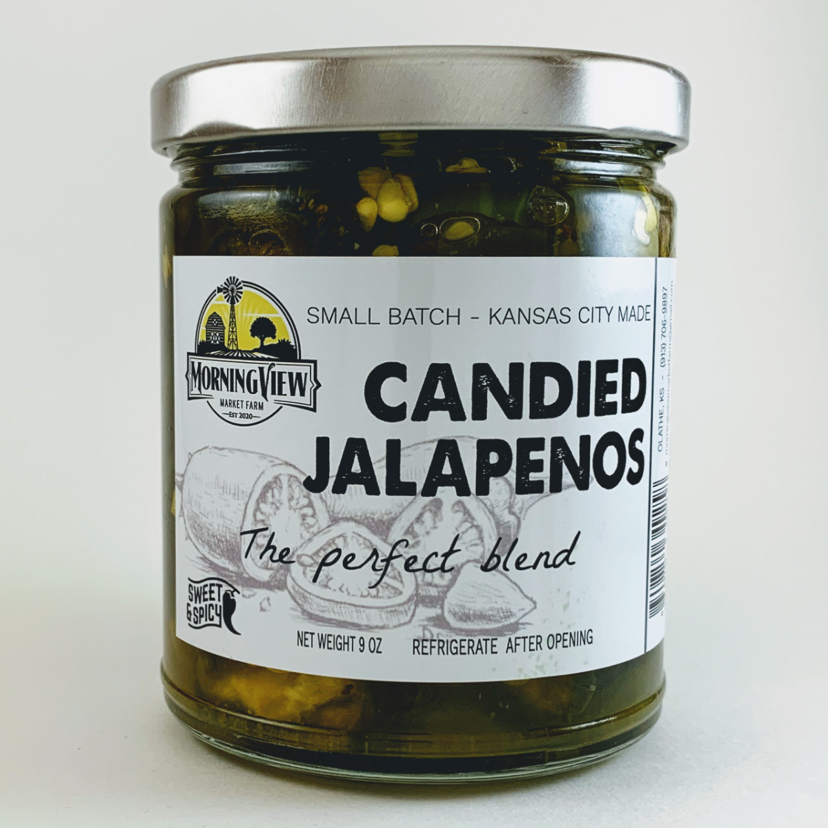 Candied Jalapenos (9 oz jar) Market Wagon Online Farmers Markets